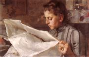 Anders Zorn, Emma Zorn reading